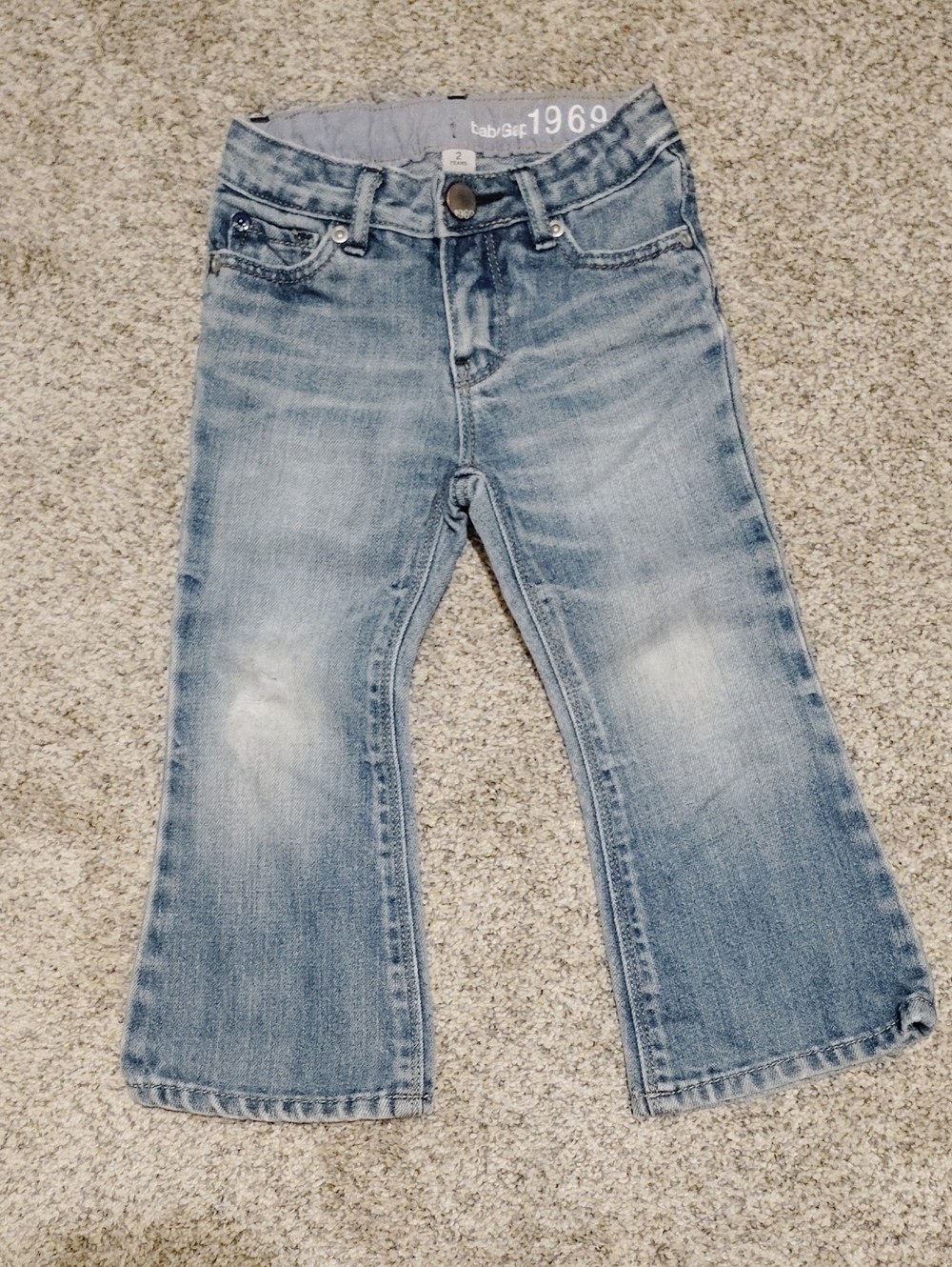 GAP Light Blue Kids Denim Jeans - Flared Leg